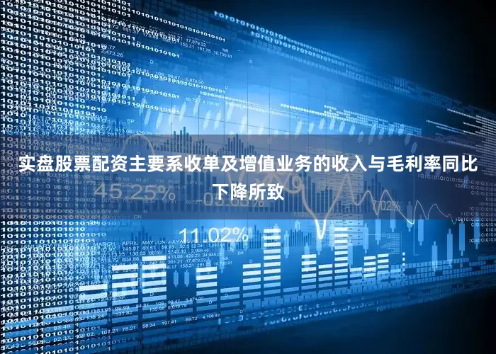 实盘股票配资主要系收单及增值业务的收入与毛利率同比下降所致
